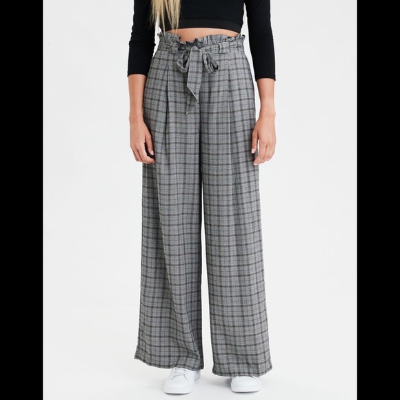 American Eagle Outfitters Pants - AE Black Paperbag Pants